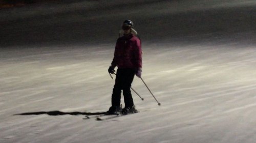 Sarıkmış Kayak Merkezi’nde Gece Kayağı Yapıldı