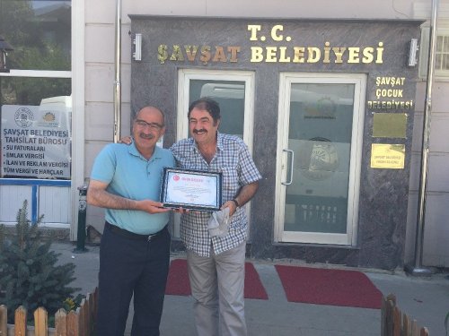 Şavşat Hayranı Profesörlere Fahri Hemşehrilik Beratı