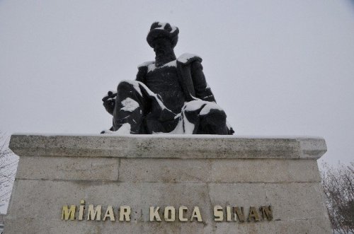 Selimiye Camii’nden Kar Fotoğrafları