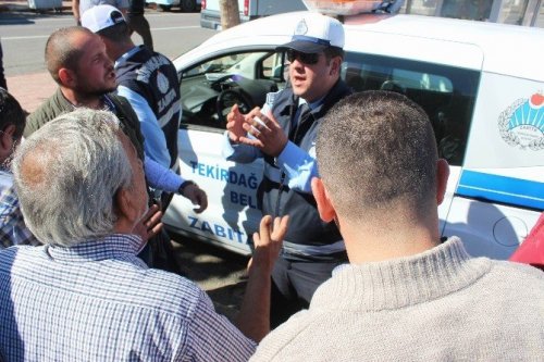 Tekirdağ Büyükşehir Belediyesinin Otobüslerine El Koydular