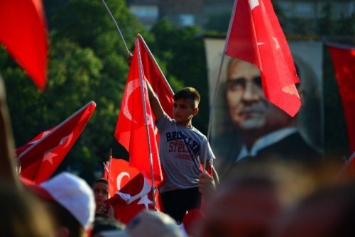 Tokat’ta Demokrasi Ve Şehitler Mitingi