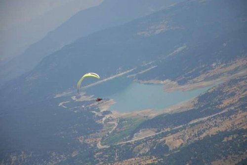 Yamaç Paraşütleri Yarışmasının İlk Ayağı Tamamlandı