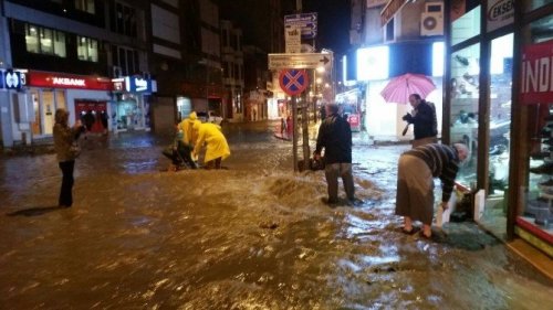 Zonguldak’ta Şiddetli Yağış